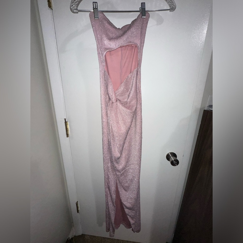 Babyboo Sparkle Maxi Cut Out Dress View 4